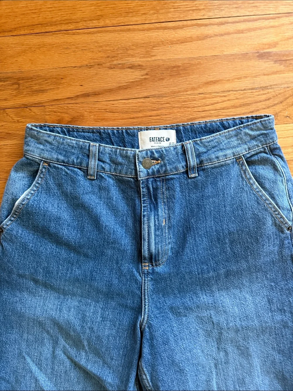 Fat Face Wide Leg Crop‎ Jeans - Size 6R J01